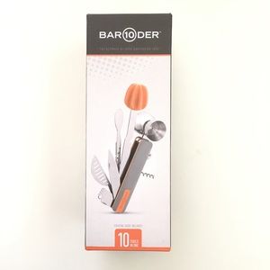 Bar10Der All-in-One Home Bartending Tool - Orange